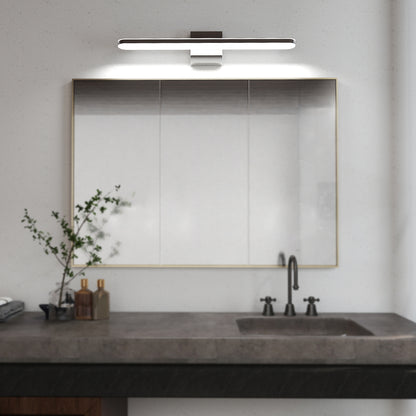 Moderne Badezimmerleuchten Dimmbare LED-Spiegelleuchten Chromlampen für Badezimmerspiegel 24-Zoll-Wandleuchten Innen 12W Leuchtenleiste für Badezimmer Waschraum Schlafzimmer 6000K Wandlicht für Badezimmer