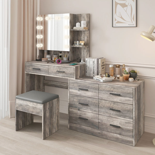 Space-Saving Vanity Dresser