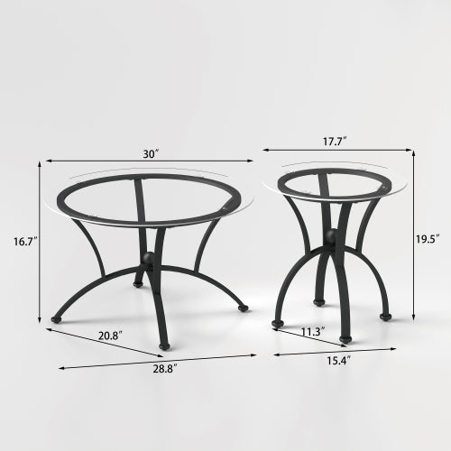 Glass Modern Coffee Table