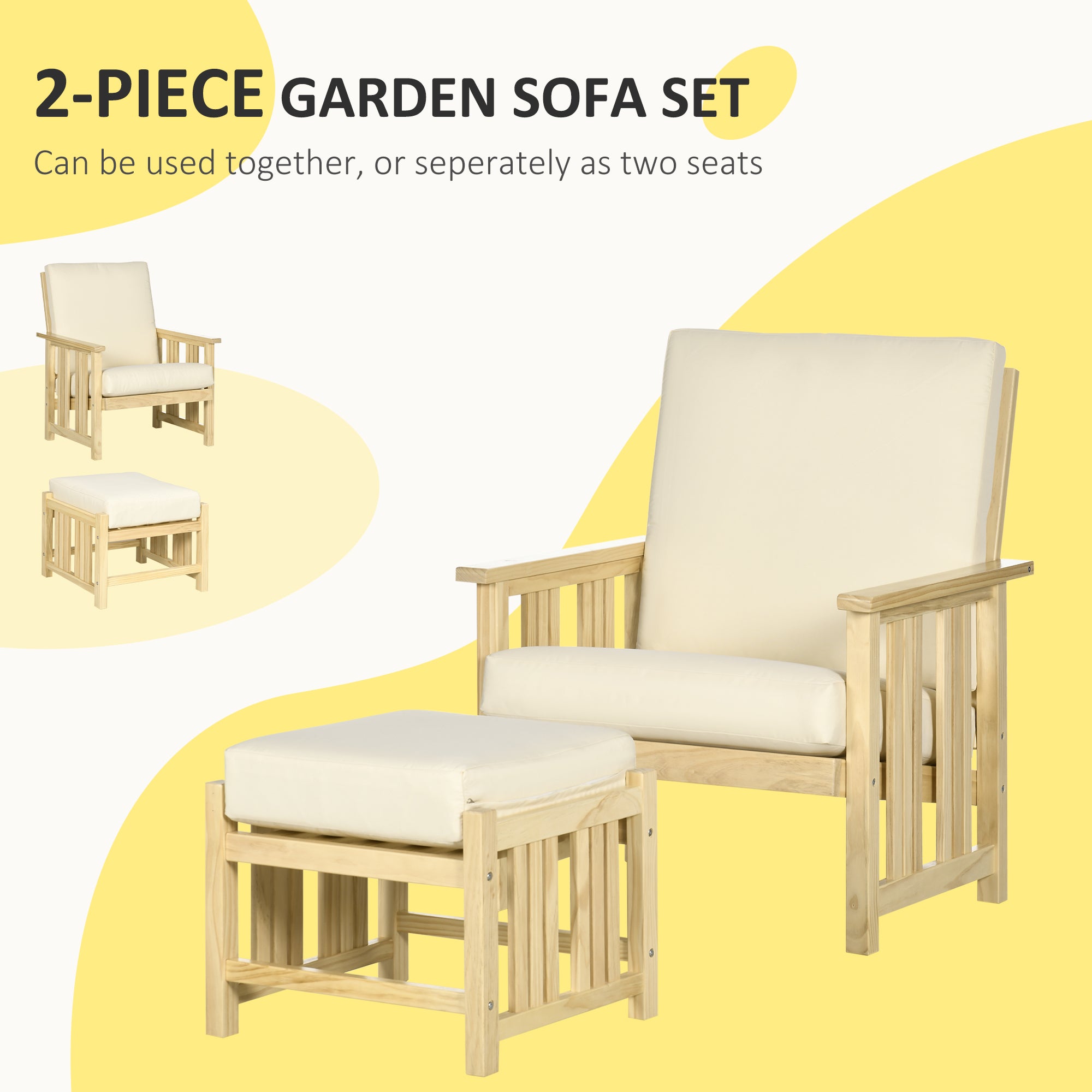 Two-Piece Lounge Chair Set