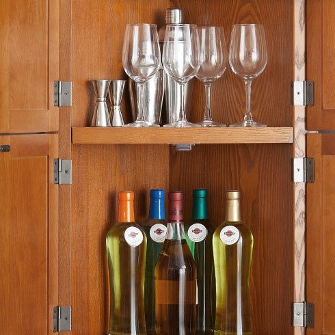 4-stufiger 72-Eck-Küchen-Vorratsschrank mit 8 Türen, hoher Stauraumschrank, Eckschrank und einstellbaren Regalen, Haus-Farmhaus-Bücherschrank für Badezimmer, Wohnzimmer, Küche EICHE
