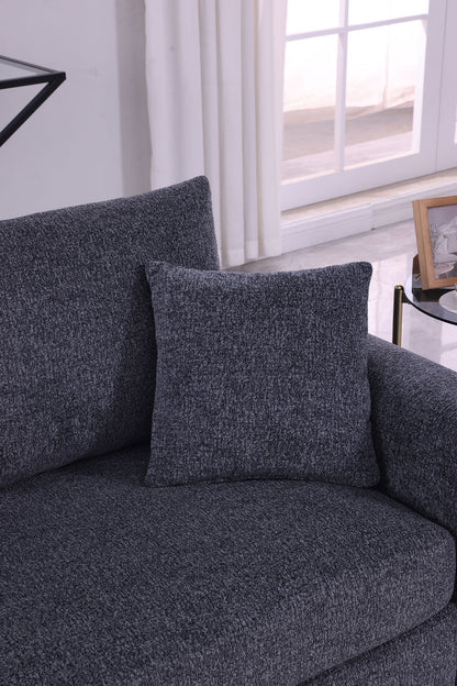 Modernes minimalistisches bequemes Stoff-GRAU-Sofa