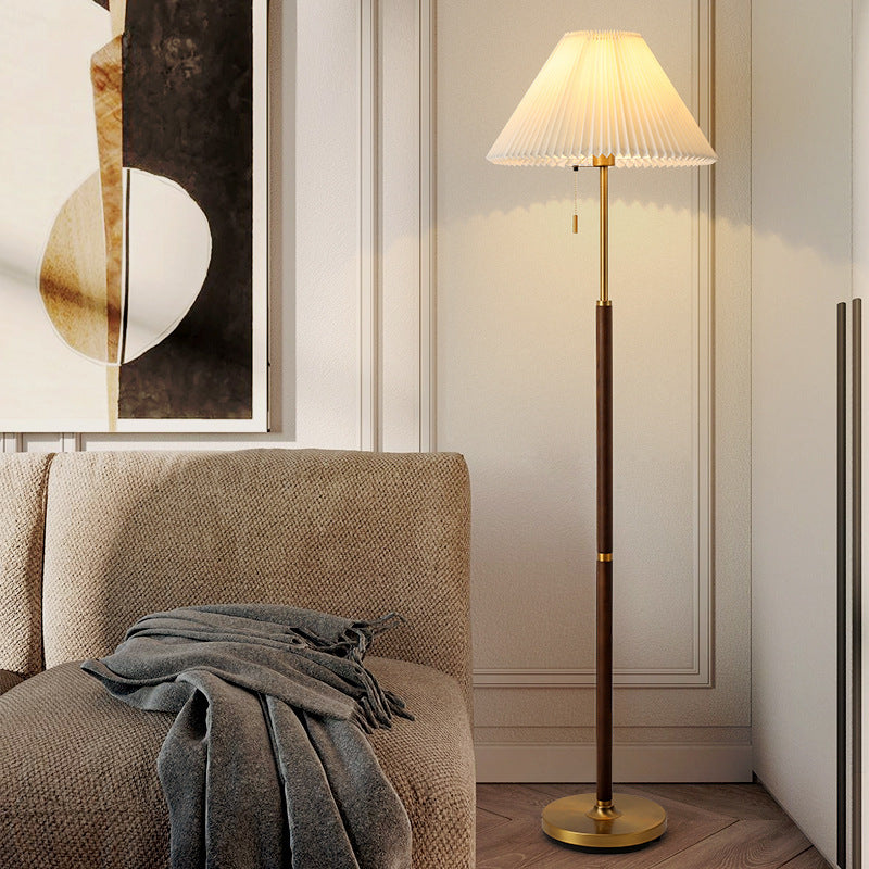 Retro Stehlampe Wohnzimmer Arbeitszimmer Schlafzimmer Augenschonend Nachttisch Faltenvertikal