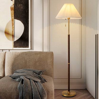 Retro Stehlampe Wohnzimmer Arbeitszimmer Schlafzimmer Augenschonend Nachttisch Faltenvertikal