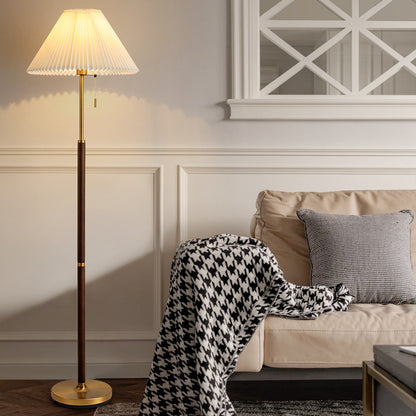 Retro Stehlampe Wohnzimmer Arbeitszimmer Schlafzimmer Augenschonend Nachttisch Faltenvertikal