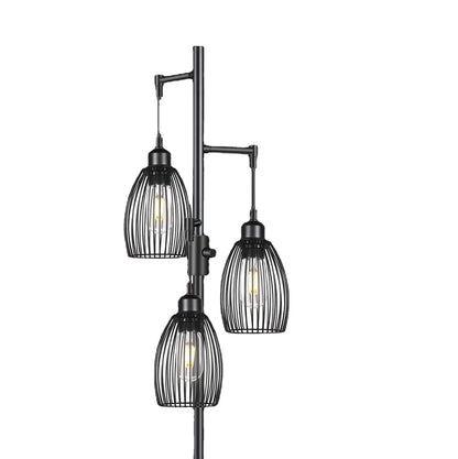 Amerikanische Vintage-Industriestil-Eisenstehlampe