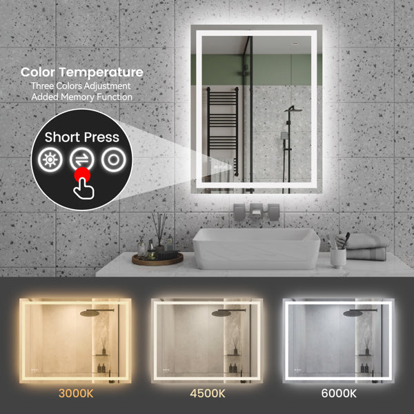 LED Rectangular Vanity Mirror