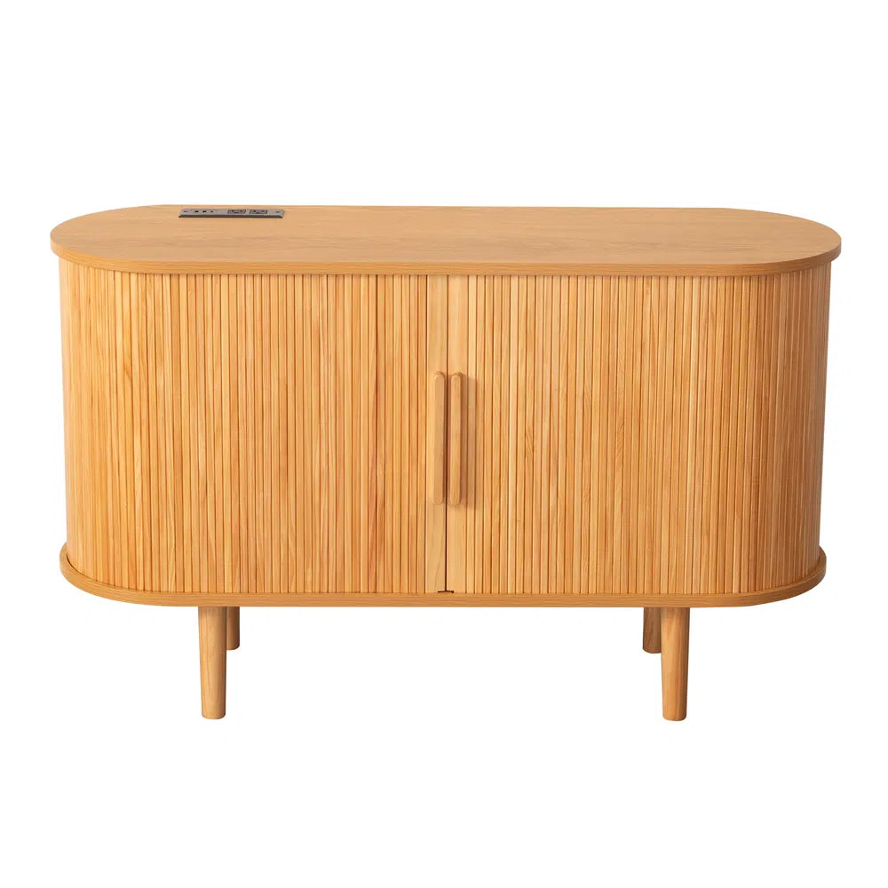 Modern Fluted Sideboard Cabinet