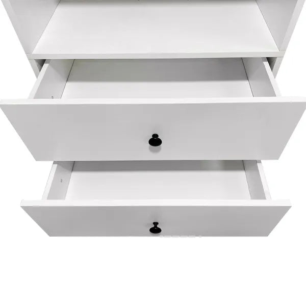 White Modular Wardrobe System