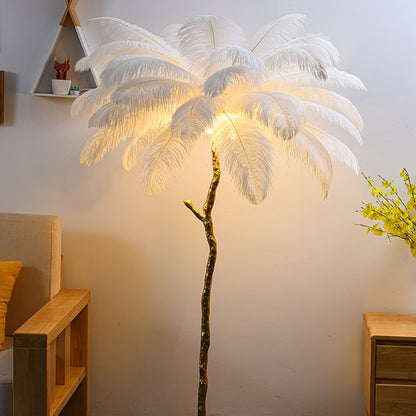 Schlafzimmer Nachttisch Federnlampe Kupferlampe Stehlampe