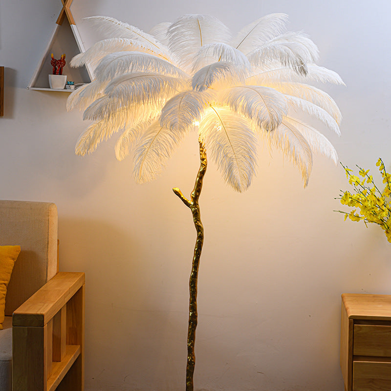 Schlafzimmer Nachttisch Federnlampe Kupferlampe Stehlampe
