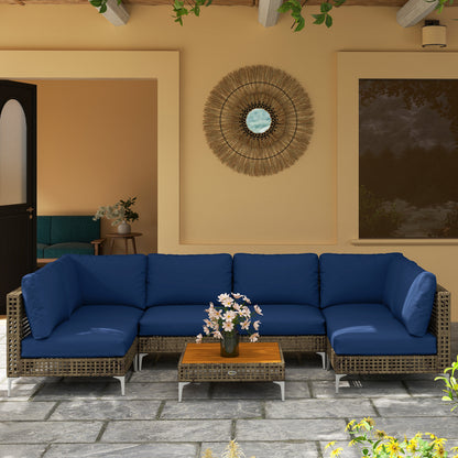 7-teiliges Patio-Möbel-Set