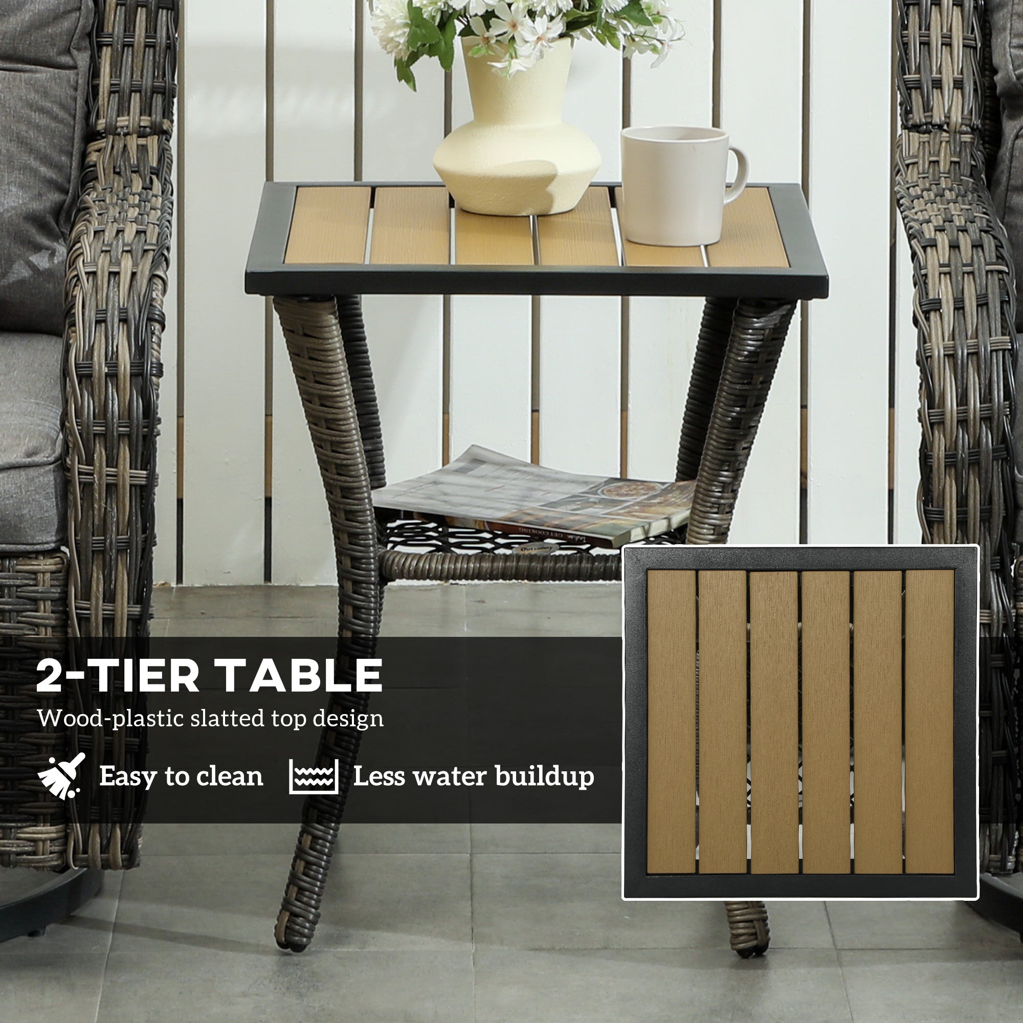 Three-Piece Patio Bistro Set