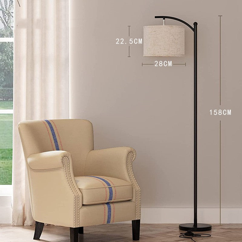 Moderne amerikanische einfache LED-Stehlampe für das Wohnzimmer