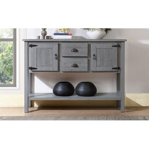 Rustic Wood Sideboard Table