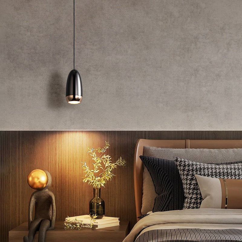 Netzberühmte Kleine Kronleuchter LED Kreativer Kugellampenkopf Nachttisch-Hänge-Drahtlampe