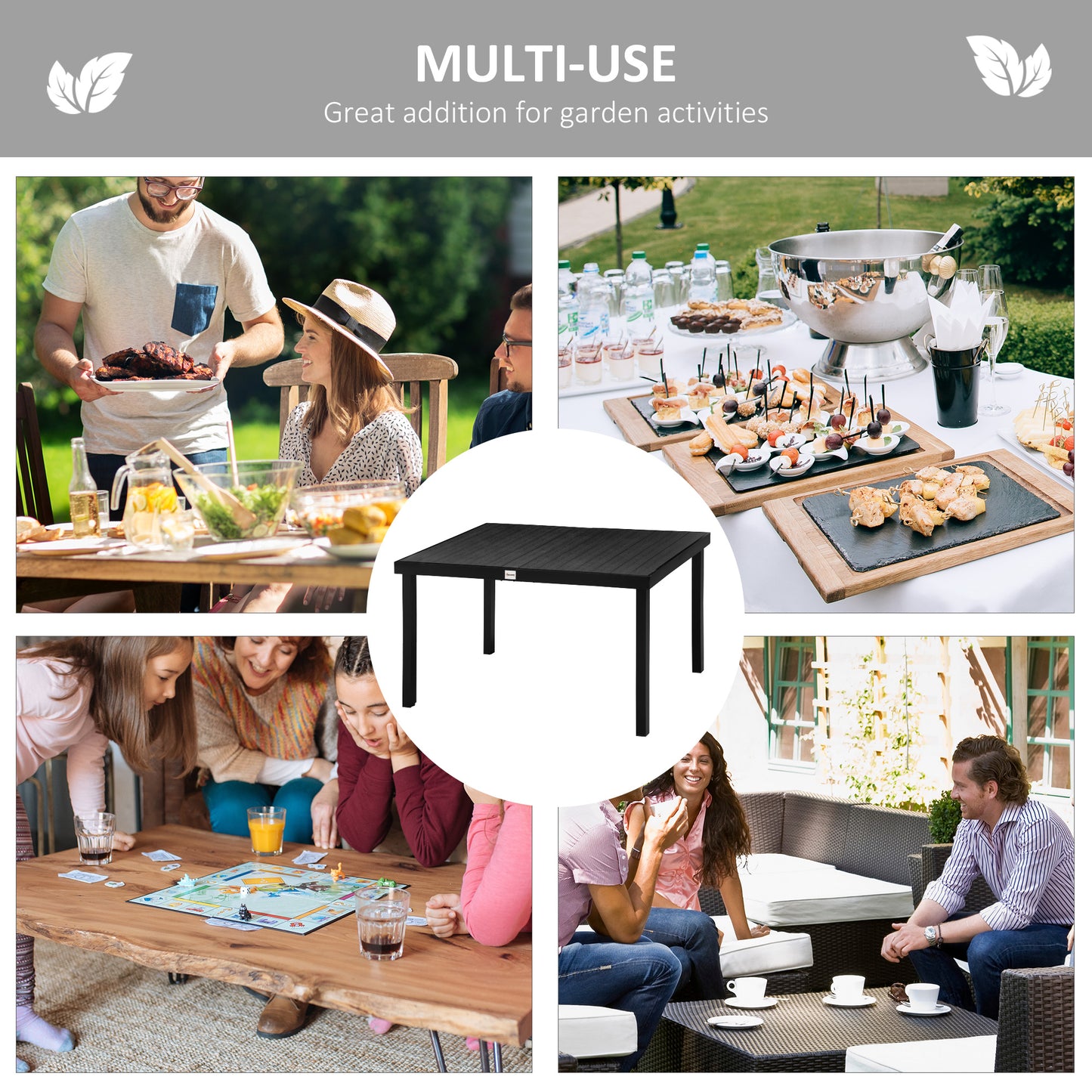 Outdoor Dining Table for 6 Person