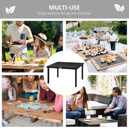 Outdoor Dining Table for 6 Person