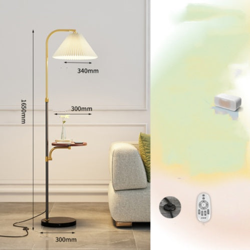 Wood Floor Sofa Lamp