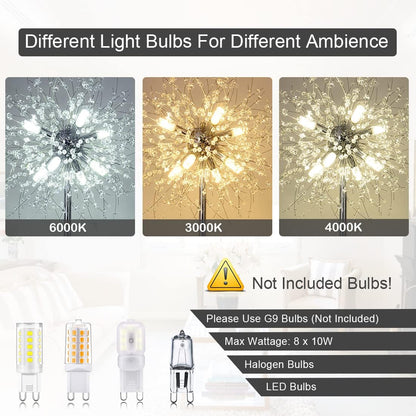Schlafzimmer Kristall Stehlampe,,69 Zoll Hohe Ständerlampe,Moderne Raum Dekorative Stehlampe,Enthält 32 Feuerwerkskristall Aufhänger, Chrom Finish Nicht verfügbare Plattformen- Welfel