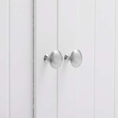 Weißes Badezimmerschrank mit Doppeltür
