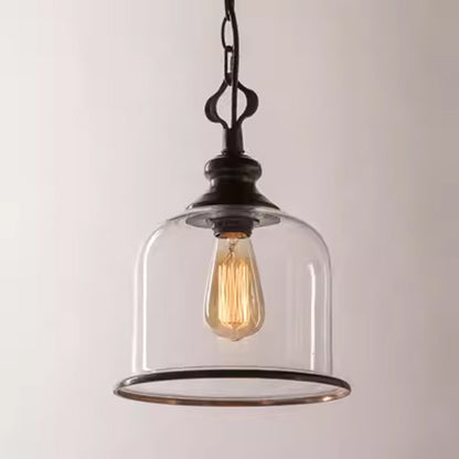 Retro Retro Einfache Persönlichkeit Transparente Glasleuchter