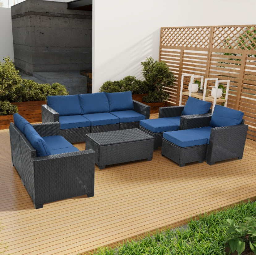 10-teiliges Terrassenmöbel-Set
