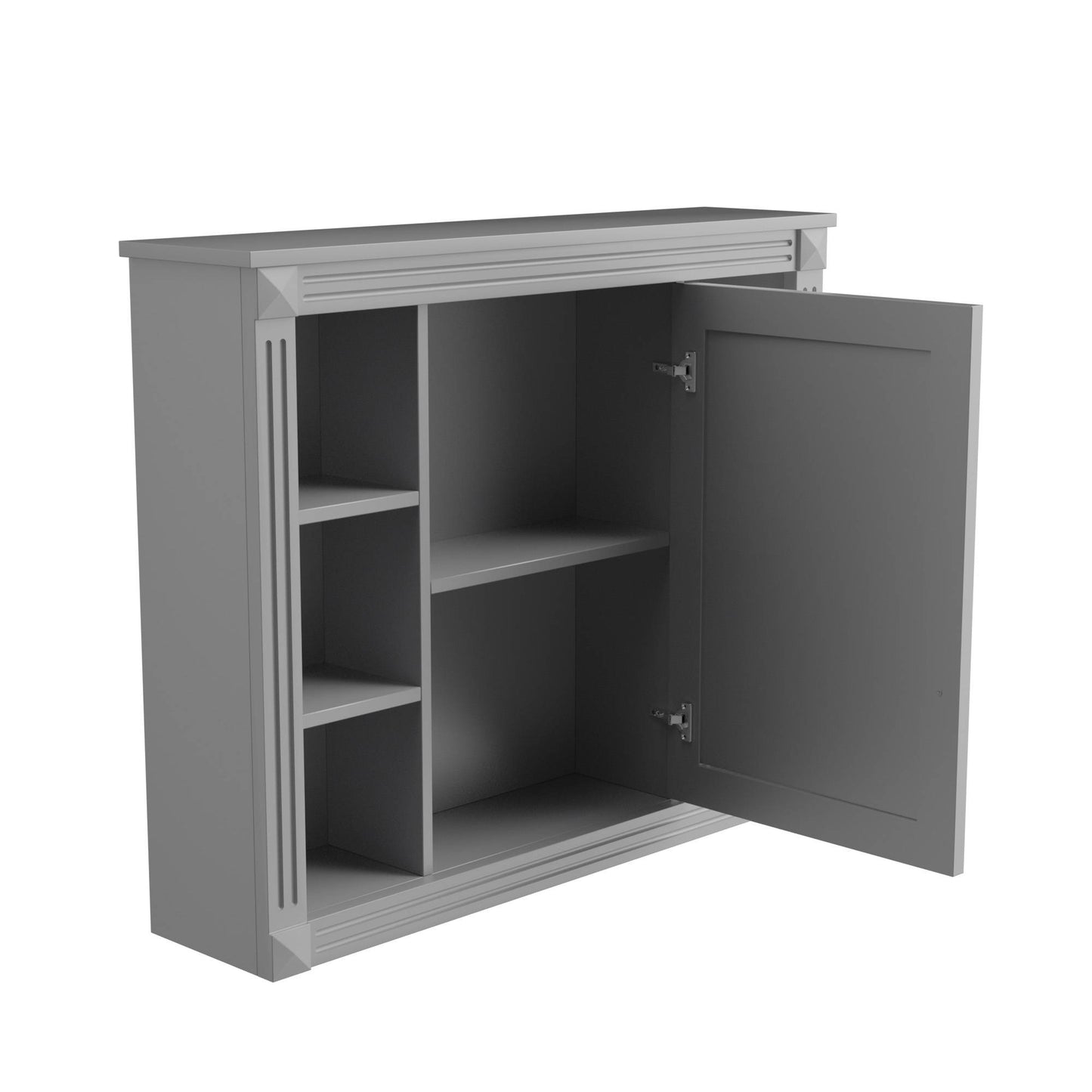 Wandmontierter Badezimmerschrank Badezimmer-Wandregal mit Spiegel