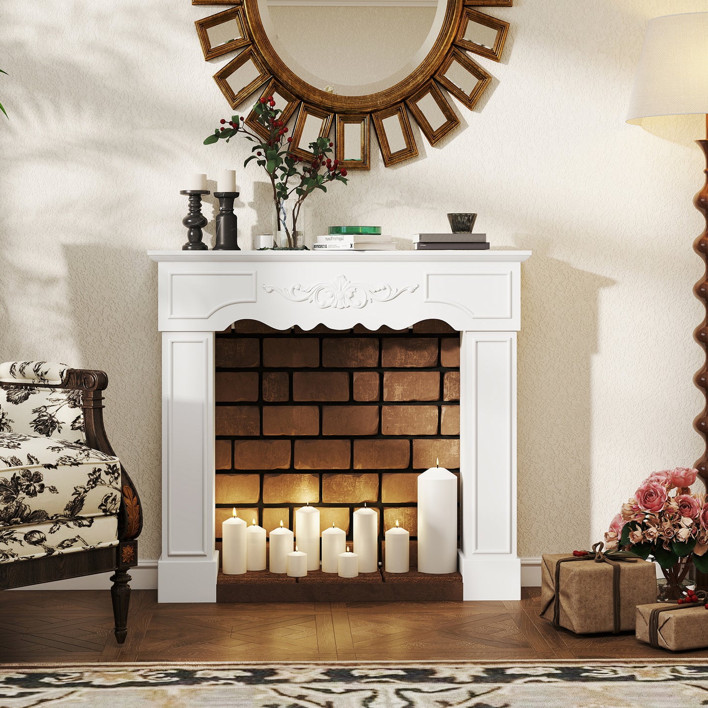 Barocker Kaminmantel