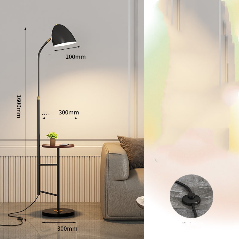 Nordische Stehlampe mit InsUSB kabelloser Ladeleuchte Luxus