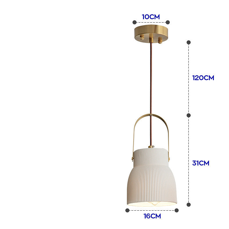 Porcelain Brass Chandelier