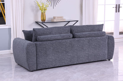 Modernes minimalistisches bequemes Stoff-GRAU-Sofa