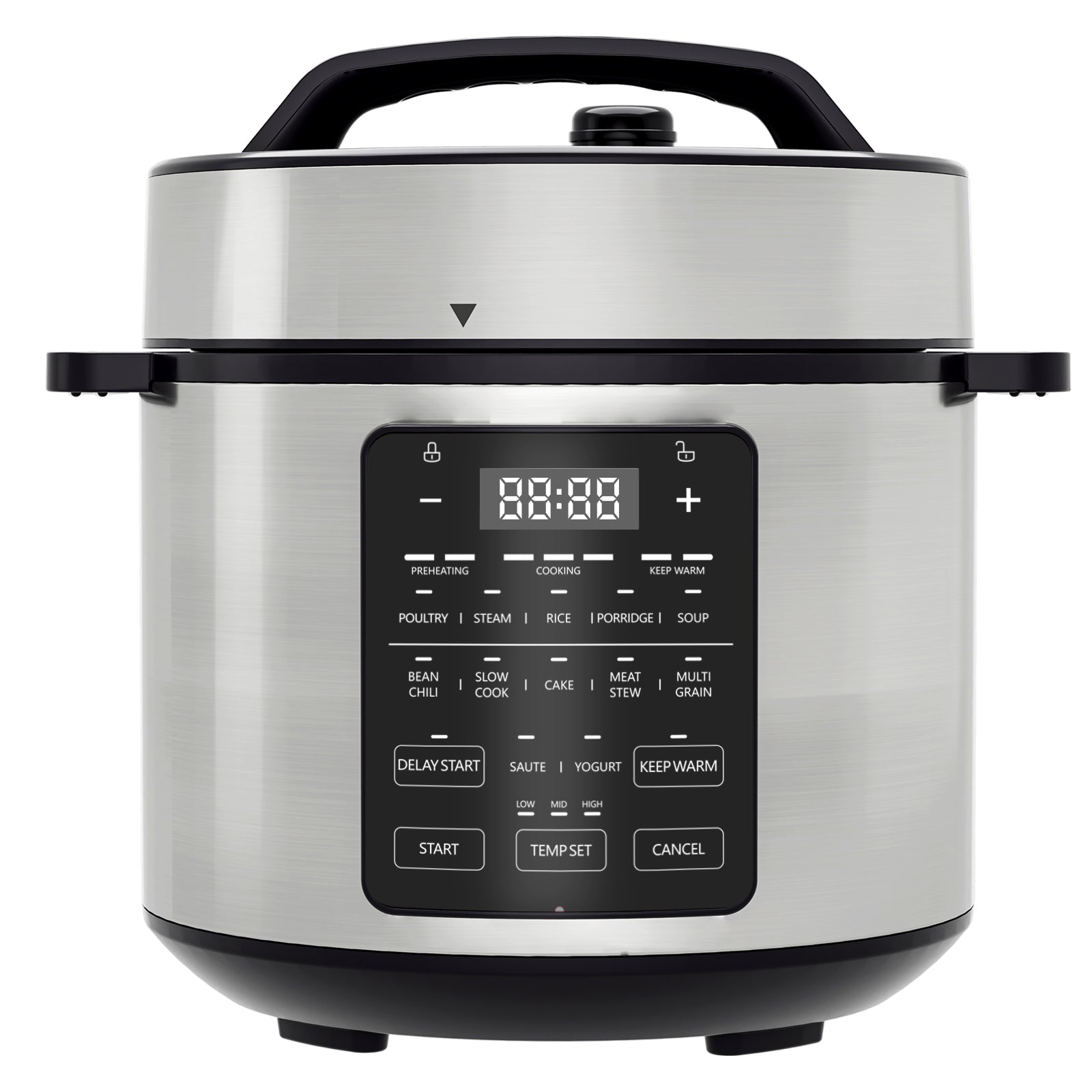 9 In 1 Electric Pressure Cooker, Warmer & Sterilizer, Saute, Slow Cooker, Rice Cooker, Multi-Functional Smart Pot - Decorbites