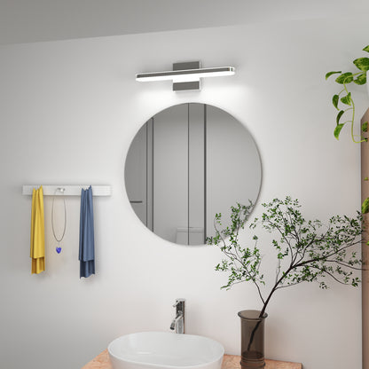 LED-Bad-Wandlampenleiste für Badezimmer, dimmbare Badezimmerleuchten, moderne Beleuchtung über dem Spiegel, 16-Zoll-Bad-Wandlicht, 8W Wandapplikation für Badezimmer, Schlafzimmer, Wohnzimmer, Innenräume, 6000K