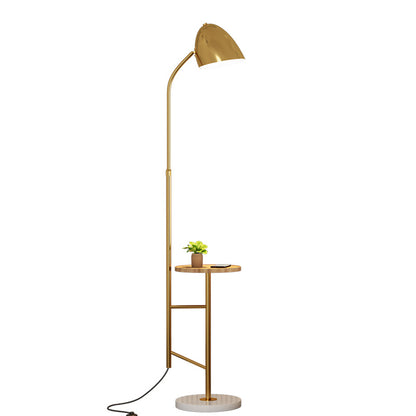 Nordische Stehlampe mit InsUSB kabelloser Ladeleuchte Luxus