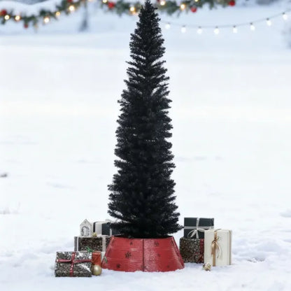 Bleistift-Weihnachtsbaum mit stabilem Sockel, perfekt für moderne Feiertagsdekoration