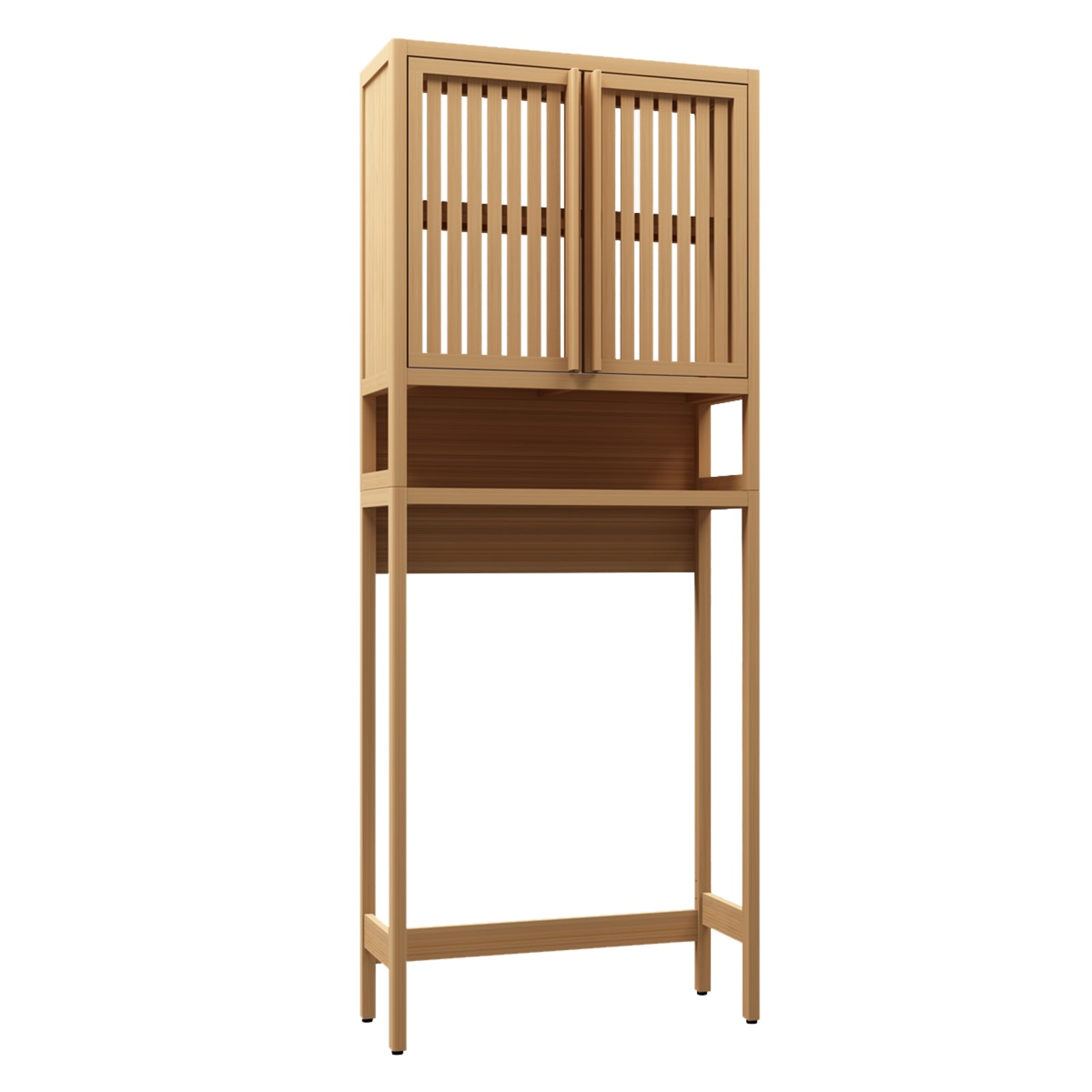 Bamboo Space-Saving Storage Rack