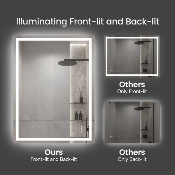LED Rectangular Vanity Mirror