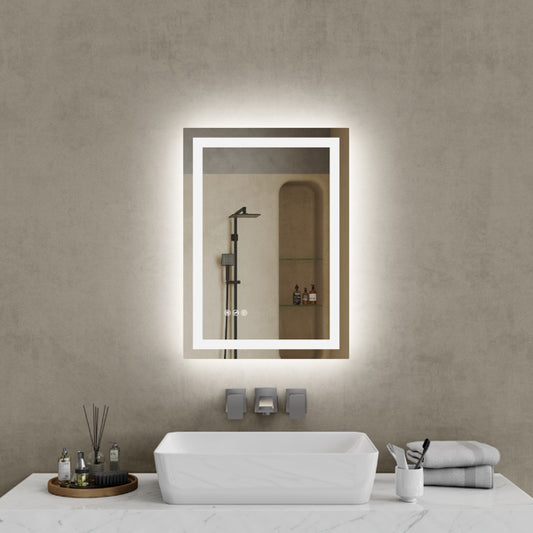 20-Zoll x 28-Zoll LED-Badspiegel