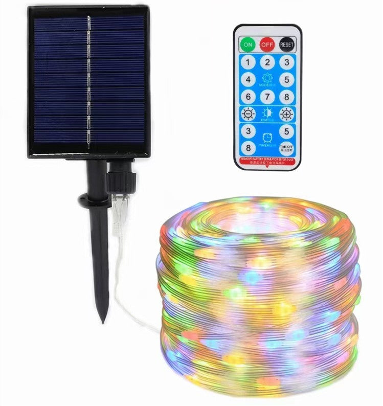 Weihnachts-LED-Leder-Draht-Lichtschlaufe Niedrigspannung 24V Lichtschlaufe Solar-Lichtschlaufe Heimdekoration