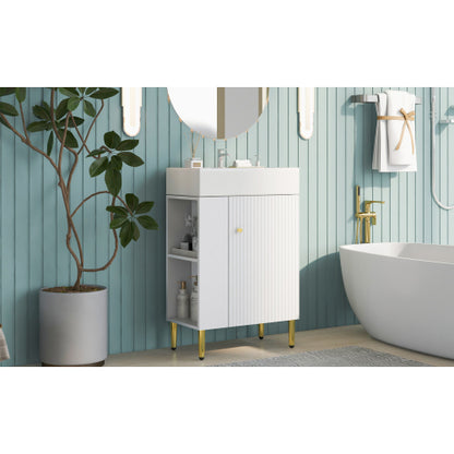 21,6-Zoll Weißes Badezimmer-Waschbecken, Nicht verfügbare Plattformen - SHEIN Corporation, Temu