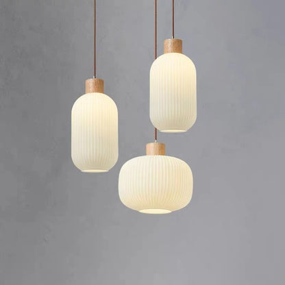Japanisches Log-Style Einfaches Modernes Glas-Lüster