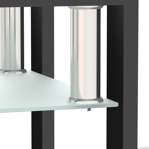 Transparent Black Glass Table