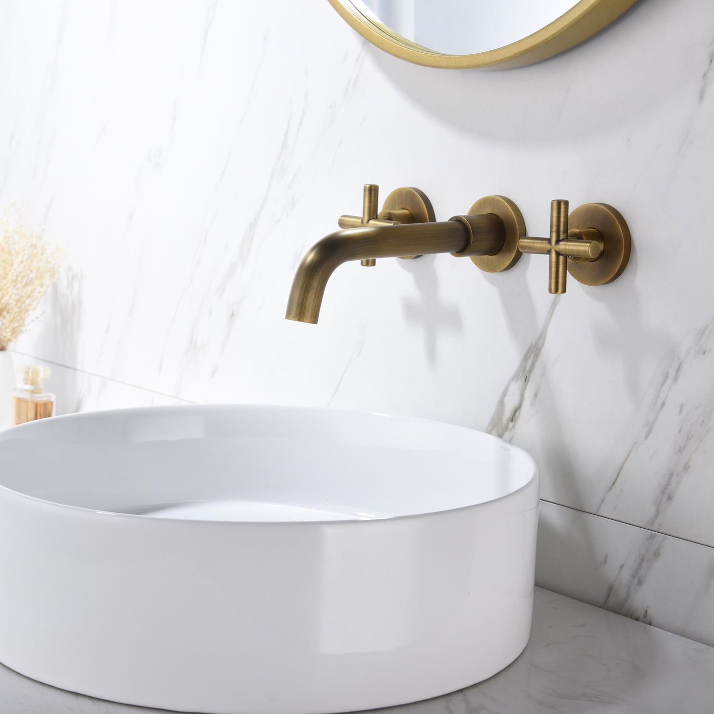 Badezimmerarmaturen, Wandmontierte Waschbeckenarmaturen
