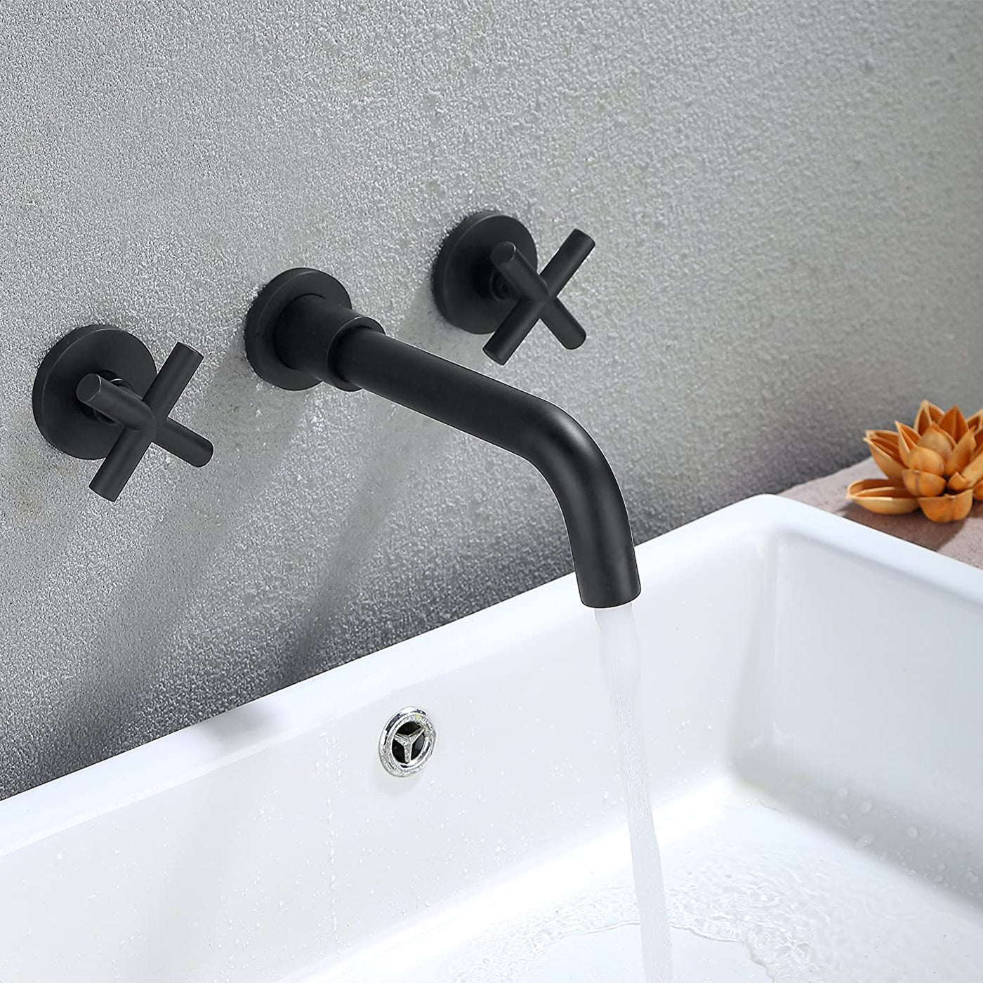 Badezimmerarmaturen, Wandmontierte Waschbeckenarmaturen