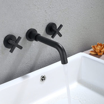Badezimmerarmaturen, Wandmontierte Waschbeckenarmaturen