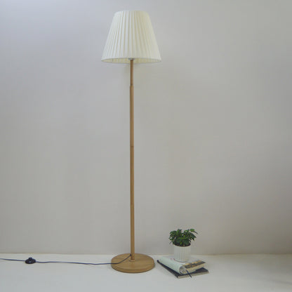 Einfache moderne Stoff-Wärmfarbe vertikale Stehlampe