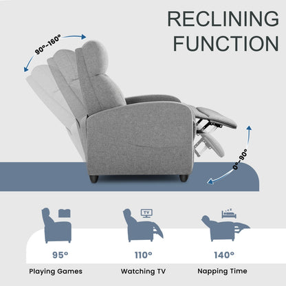 Liegesessel PU-Leder Liegesofa ohne Massage
