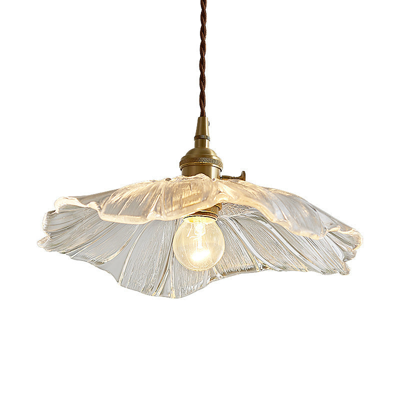 Brass Glass Chandelier For Cafes And Restaurants