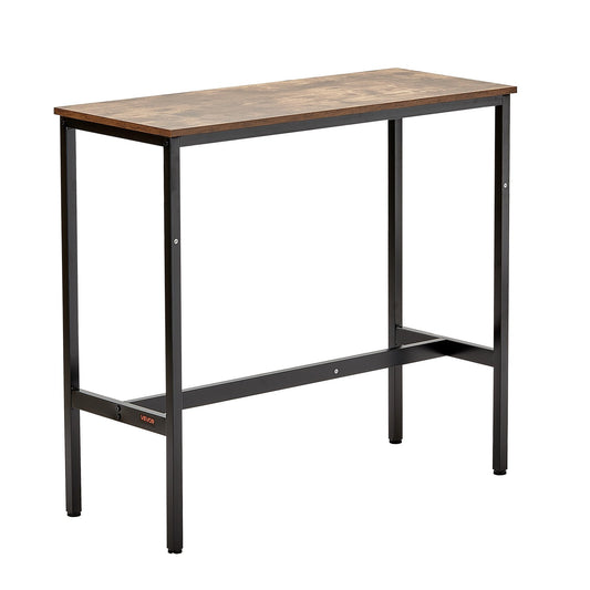 Bar-Tischhöhe Pub-Tisch Cocktail-Tisch Couchtisch Theke Küchen-Essensbereich 39x16x35,5 Zoll